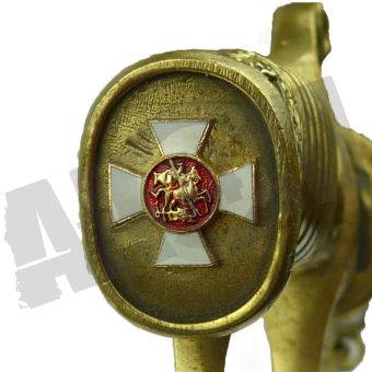 Шашка драгунская солдатская образца 1909 г. наградная с орденом Святого Георгия (РЕПЛИКА) в Москве фото