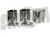 Набор котелков высоких"Матрёшка" (5,5л; 6,5л; 8,5л) крышки с ручками НКОн-003р в Москве фото